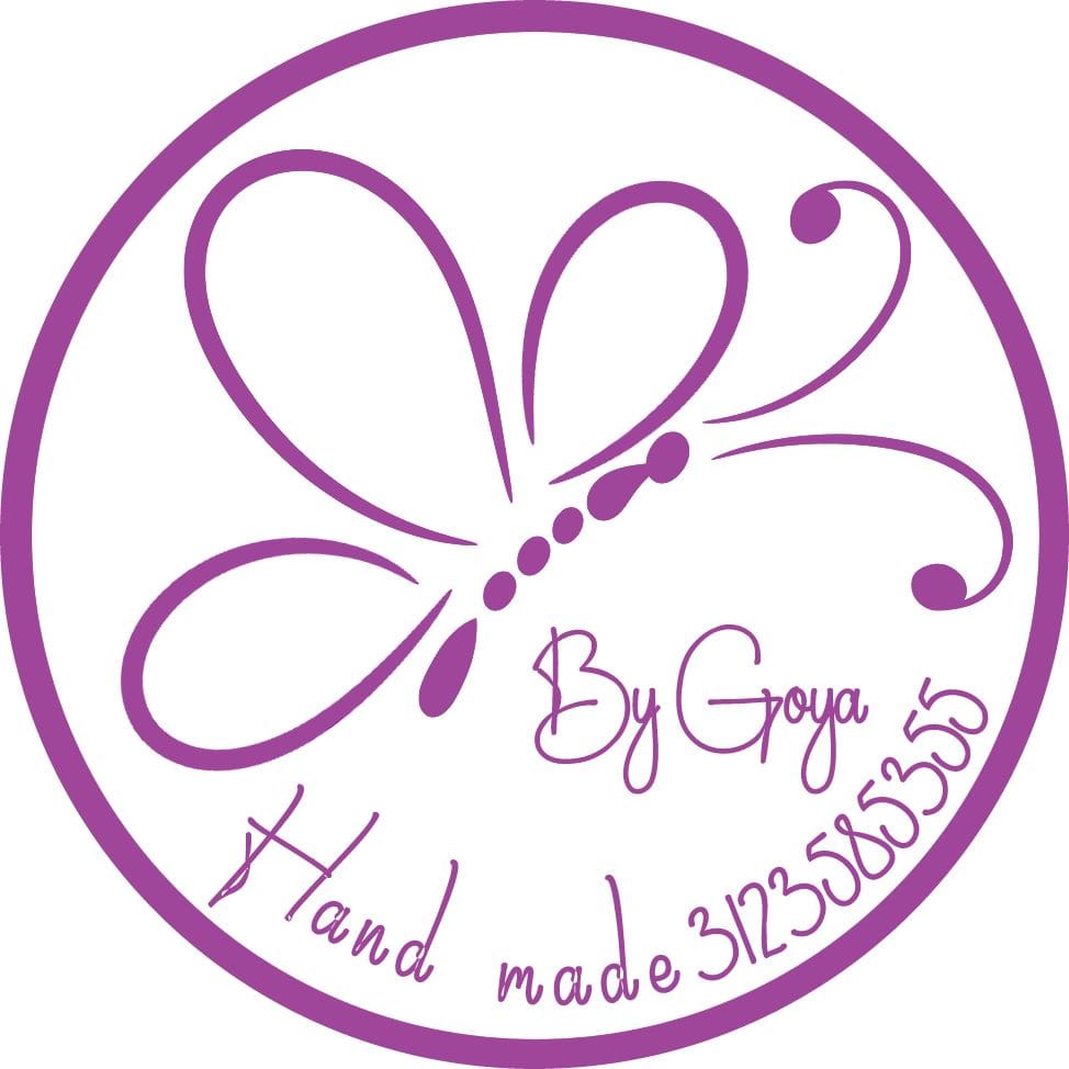 Logo de ByGoya, hecho a mano
